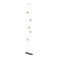 Abacus 5-Light Floor to Ceiling Plug-In LED Lamp