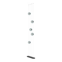 Abacus 5-Light Floor to Ceiling Plug-In LED Lamp