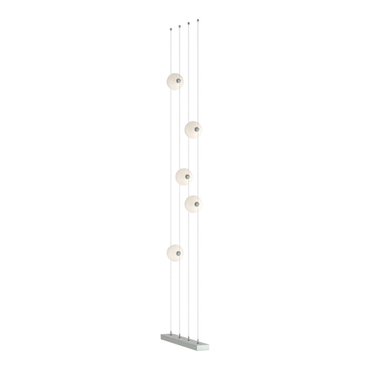 Abacus 5-Light Floor to Ceiling Plug-In LED Lamp