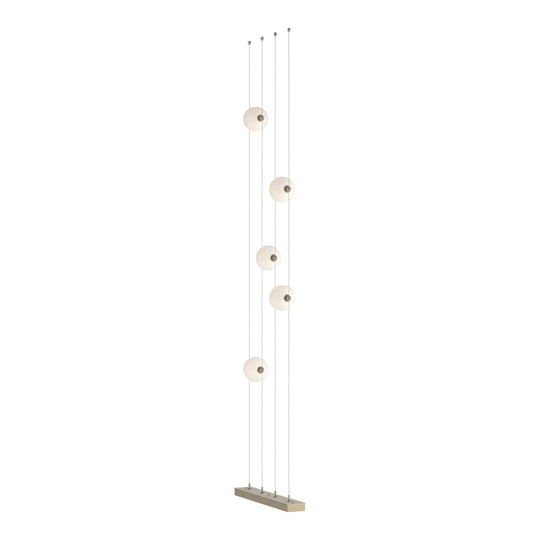 Abacus 5-Light Floor to Ceiling Plug-In LED Lamp
