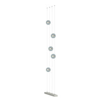 Abacus 5-Light Floor to Ceiling Plug-In LED Lamp