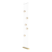 Abacus 5-Light Floor to Ceiling Plug-In LED Lamp