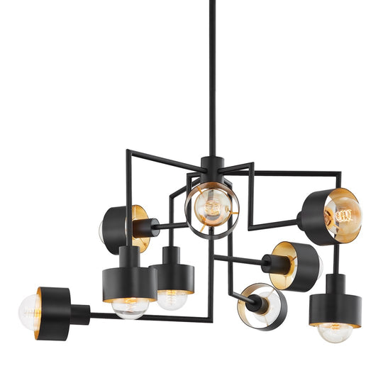 North 9-Light Chandelier