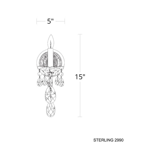 Sterling 1-Light Wall Sconce