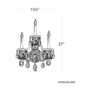 Sterling 3-Light Wall Sconce