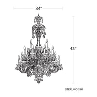 Sterling 20-Light Chandelier