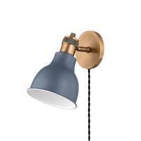 Makin 1-Light Plug-In Sconce