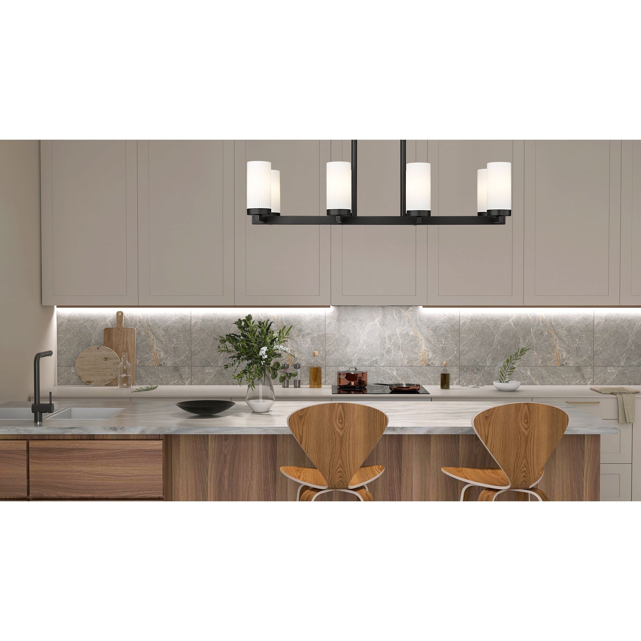 Danica 8-Light Linear Chandelier