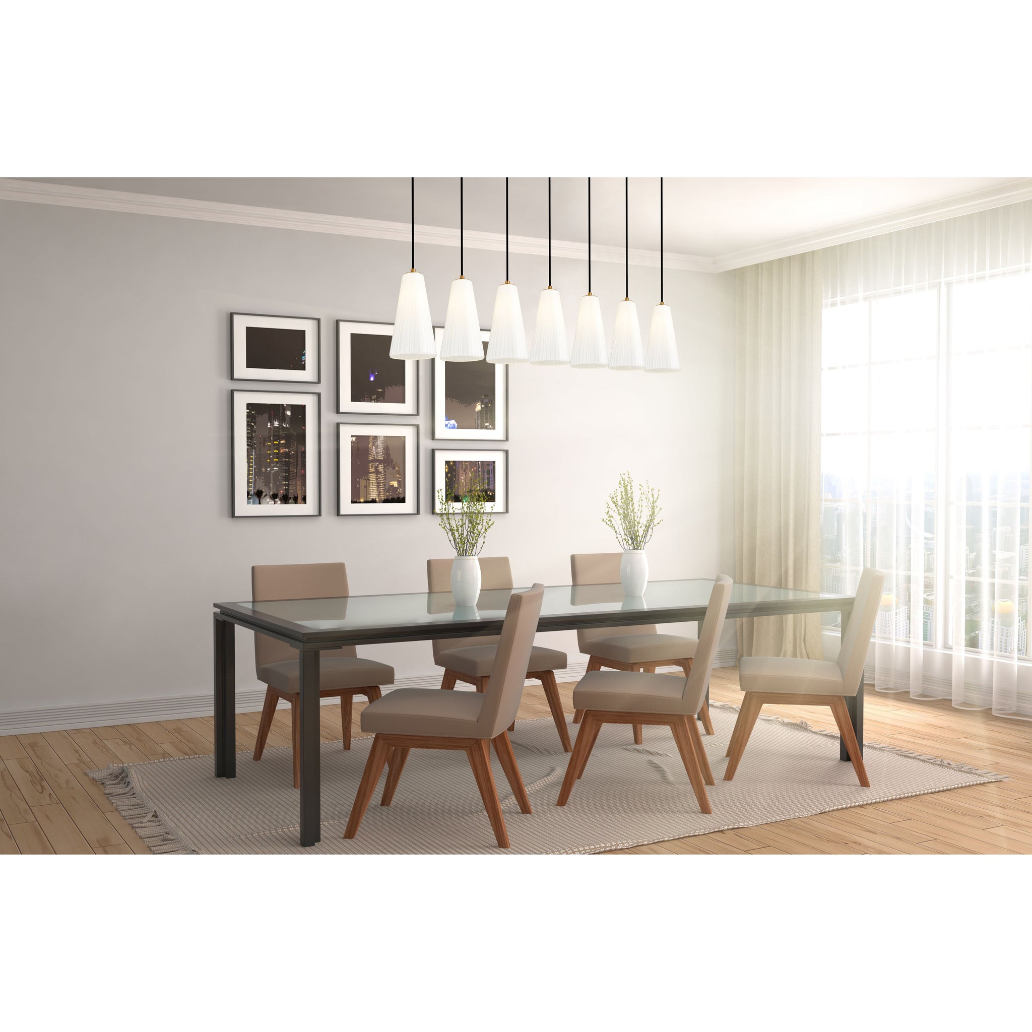 Farrell 7-Light Linear Chandelier