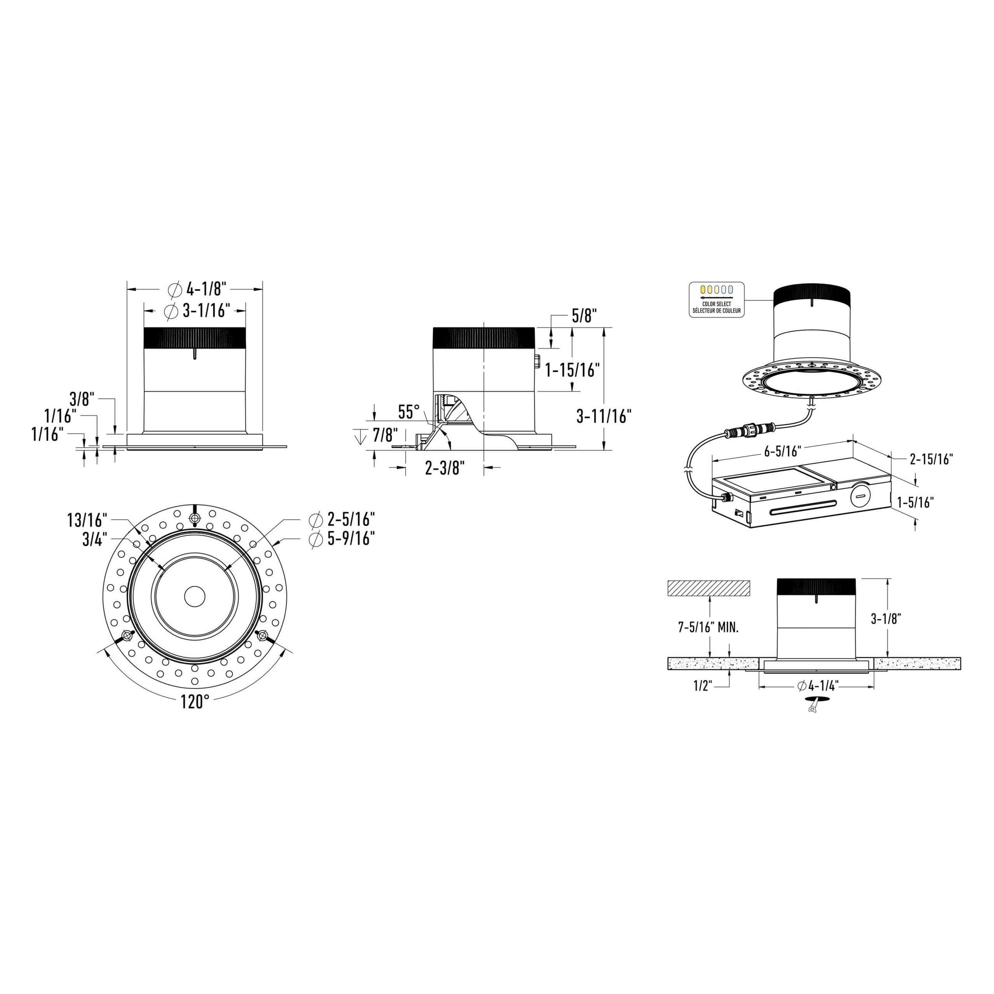 4" Modular Downlight
