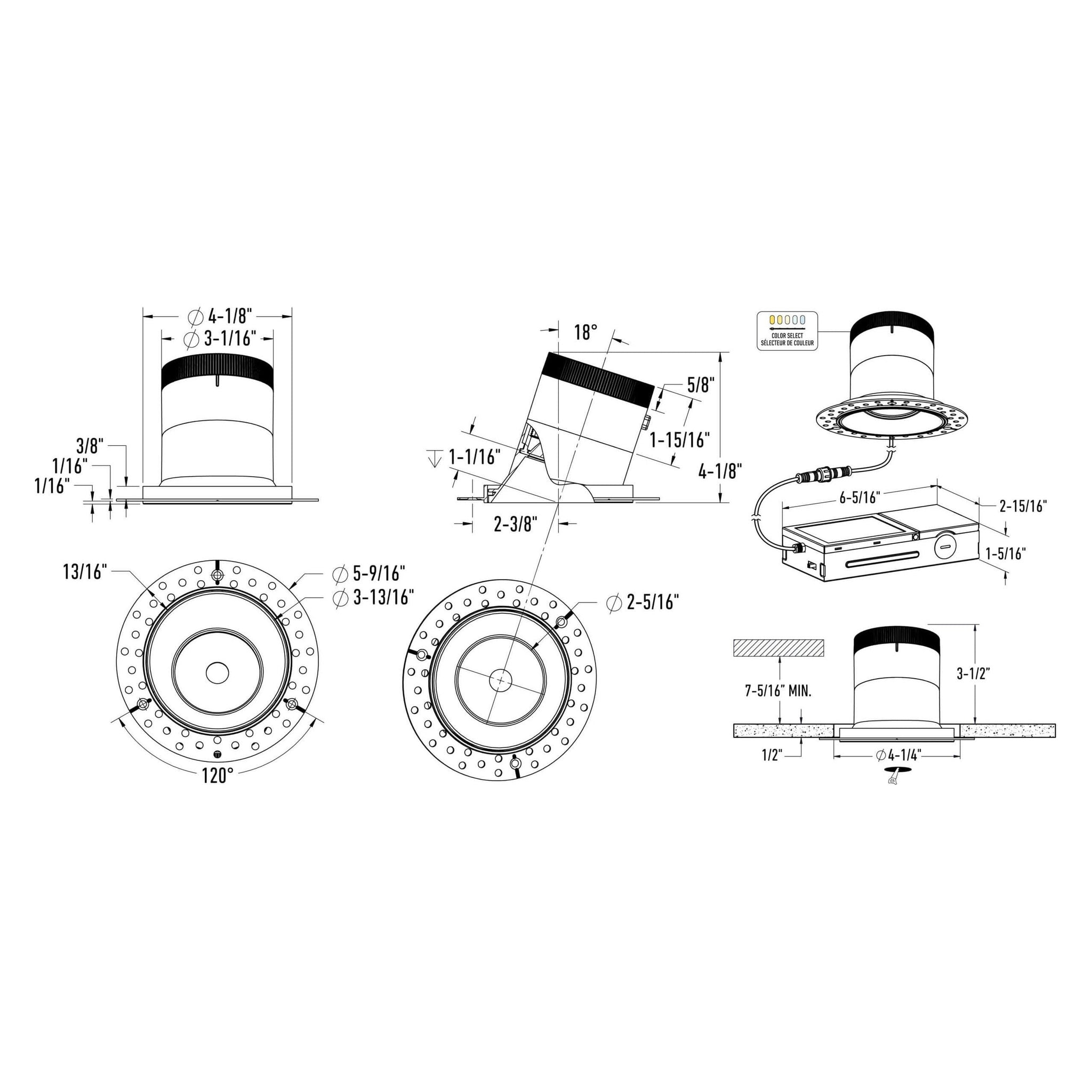4" Modular Downlight