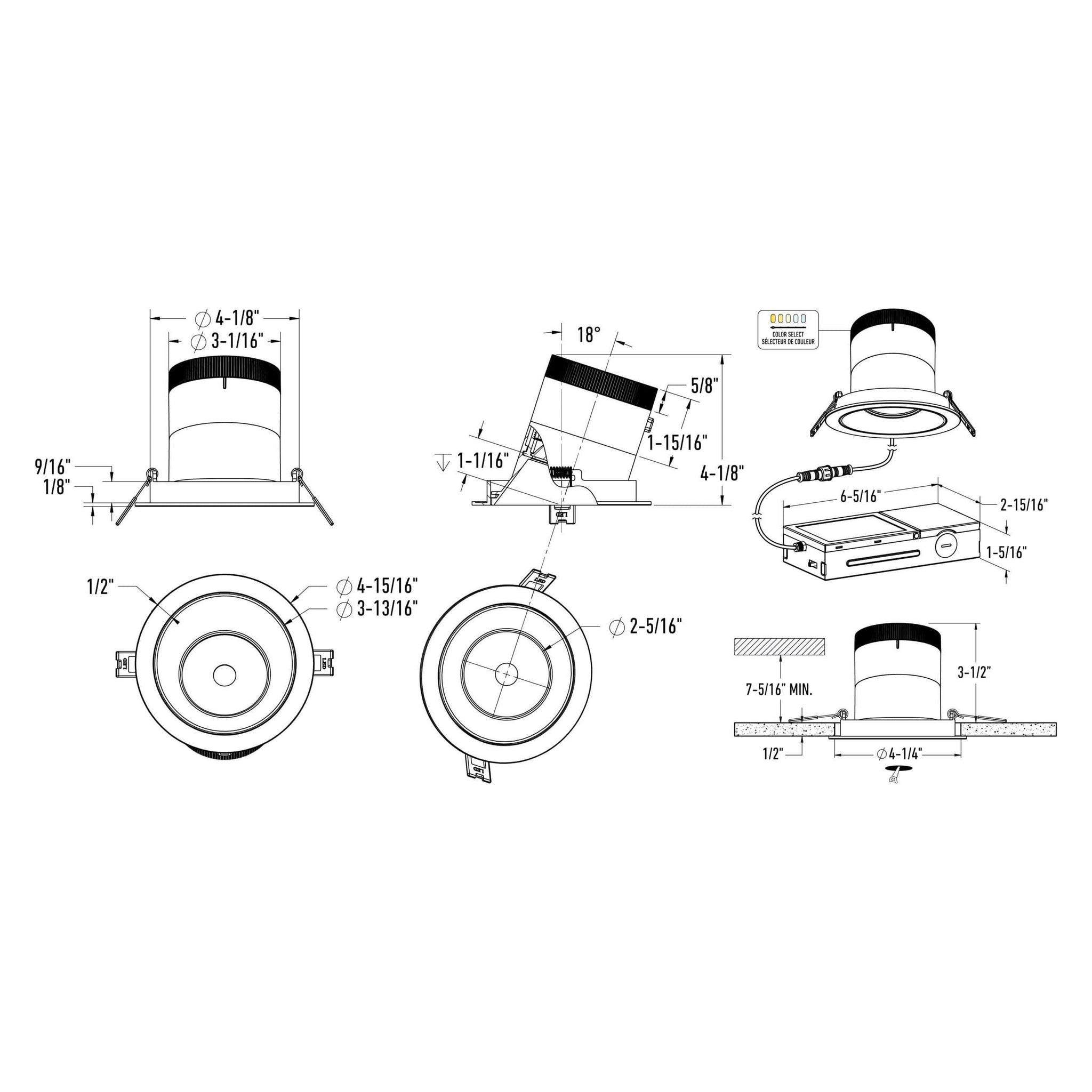 4" Modular Downlight