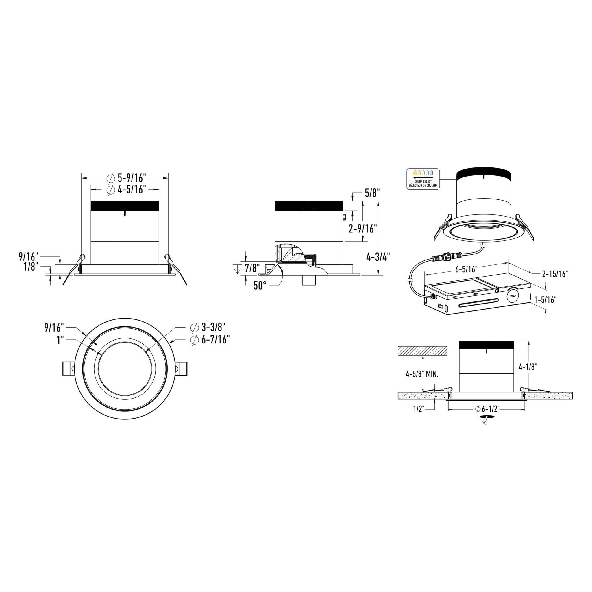 6" Modular Downlight