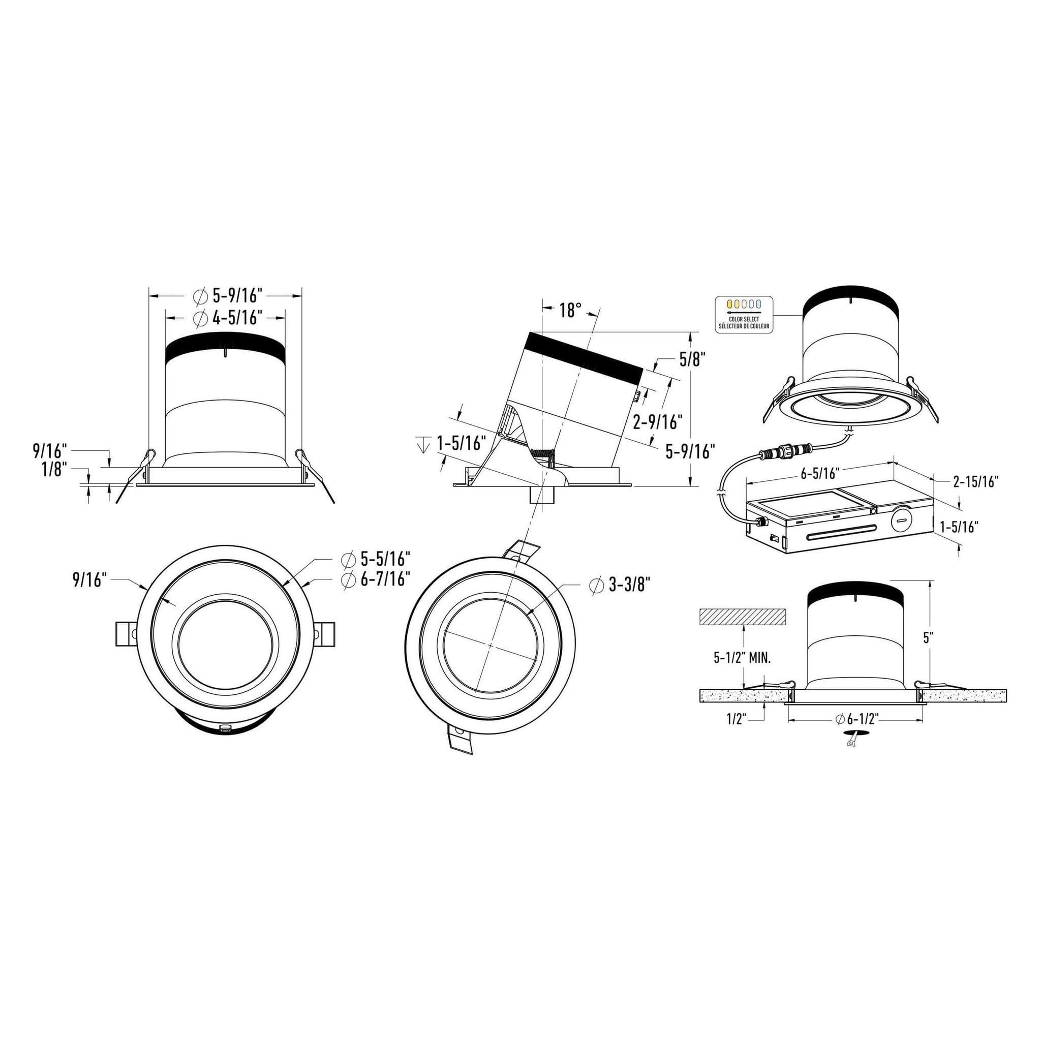 6" Modular Downlight