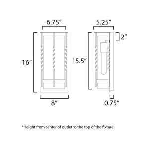 Foundry 1-Light Outdoor Wall Sconce