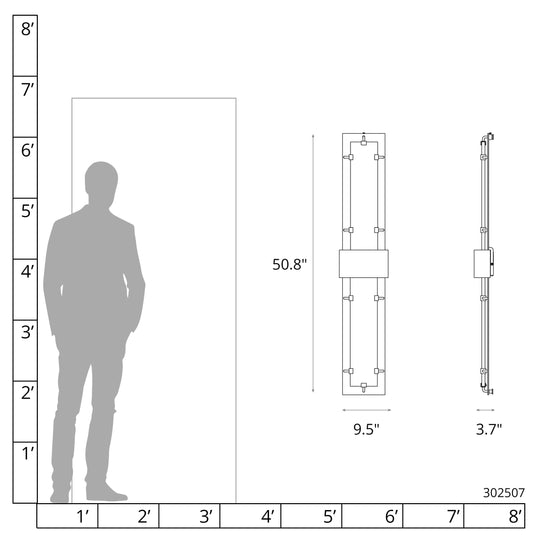 Double-Large Ursa LED Outdoor Sconce