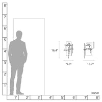 Tura Medium Outdoor Sconce