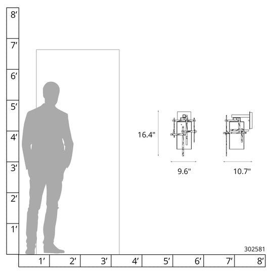 Tura Medium Outdoor Sconce