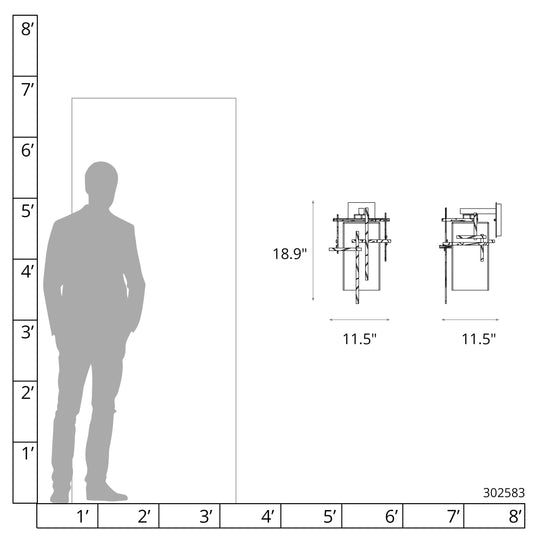 Tura Large Outdoor Sconce