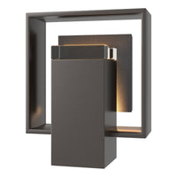 Shadow Box Small Outdoor Sconce with Slate
