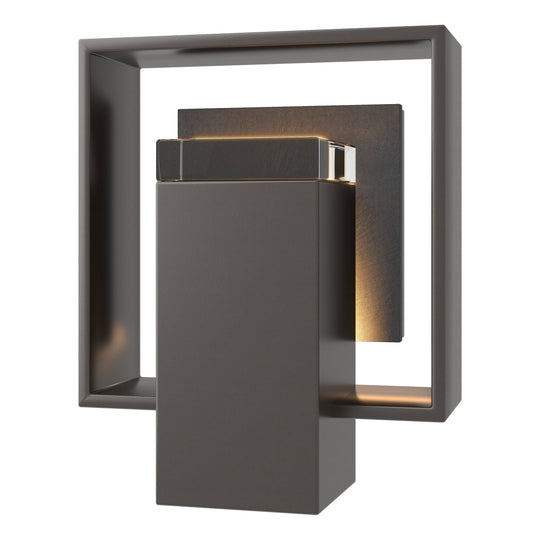 Shadow Box Small Outdoor Sconce with Slate