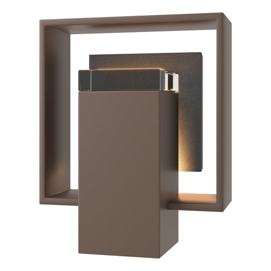 Shadow Box Small Outdoor Sconce with Slate