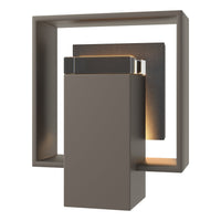 Shadow Box Small Outdoor Sconce with Slate