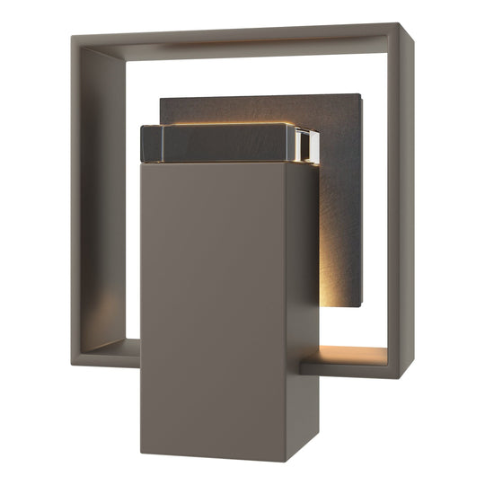 Shadow Box Small Outdoor Sconce with Slate