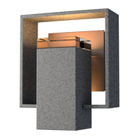 Shadow Box Small Outdoor Sconce