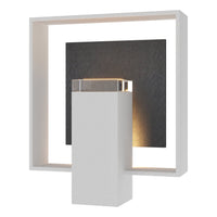 Shadow Box Medium Outdoor Sconce with Slate