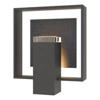 Shadow Box Medium Outdoor Sconce with Slate