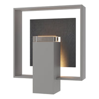 Shadow Box Medium Outdoor Sconce with Slate