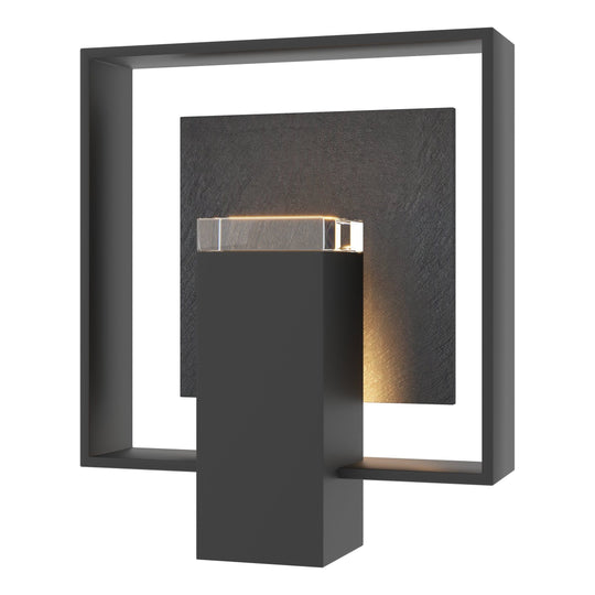 Shadow Box Medium Outdoor Sconce with Slate
