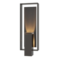 Shadow Box Large Outdoor Sconce with Slate