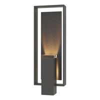 Shadow Box Large Outdoor Sconce with Slate