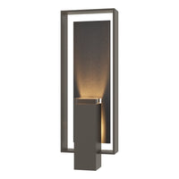 Shadow Box Large Outdoor Sconce with Slate