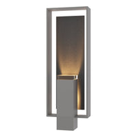 Shadow Box Large Outdoor Sconce with Slate