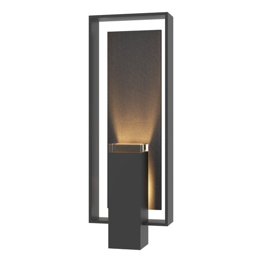 Shadow Box Large Outdoor Sconce with Slate