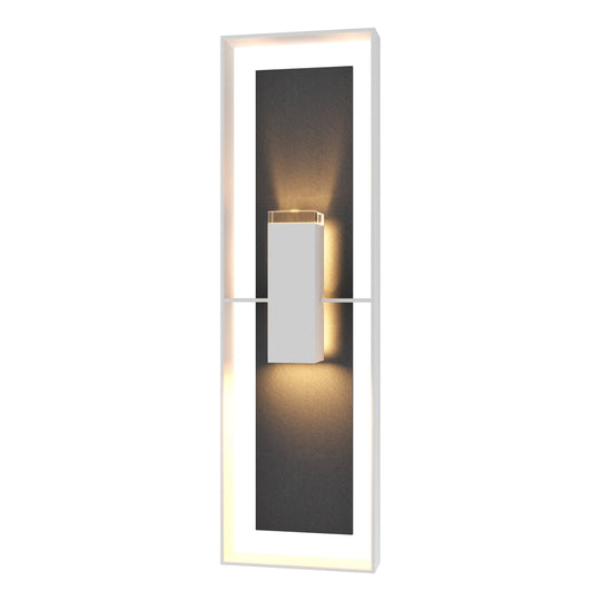 Shadow Box Tall Outdoor Sconce with Slate