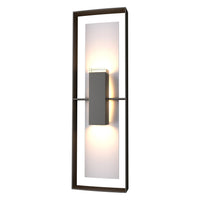 Shadow Box Tall Outdoor Sconce