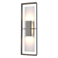 Shadow Box Tall Outdoor Sconce