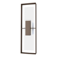 Shadow Box Tall Outdoor Sconce