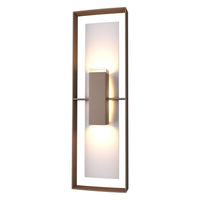 Shadow Box Tall Outdoor Sconce