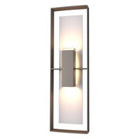 Shadow Box Tall Outdoor Sconce