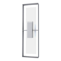 Shadow Box Tall Outdoor Sconce