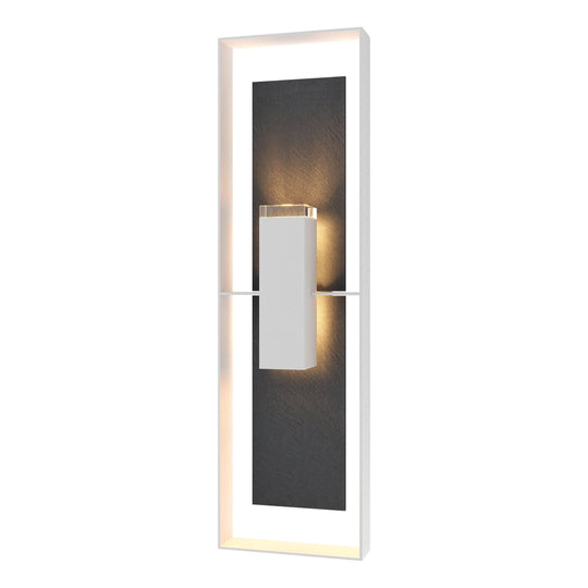 Shadow Box Extra Tall Outdoor Sconce with Slate