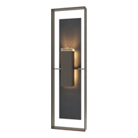 Shadow Box Extra Tall Outdoor Sconce with Slate