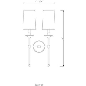 Emily 2-Light Sconce