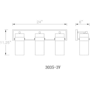 Fontaine 3-Light Vanity Light