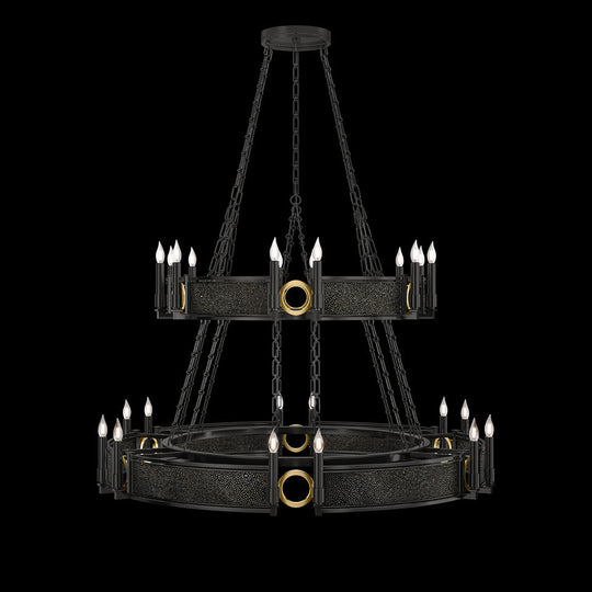 Mirage 50"W Round Chandelier